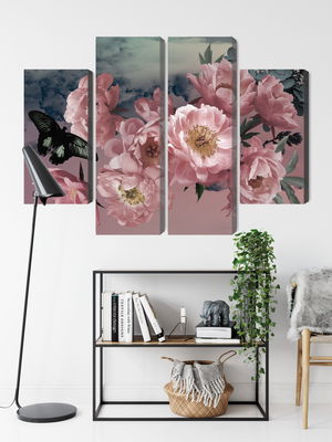 Ljuddämpande tavla - Bouquet of flowers