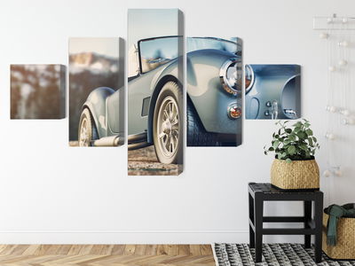 Ljuddämpande tavla - Classic retro car