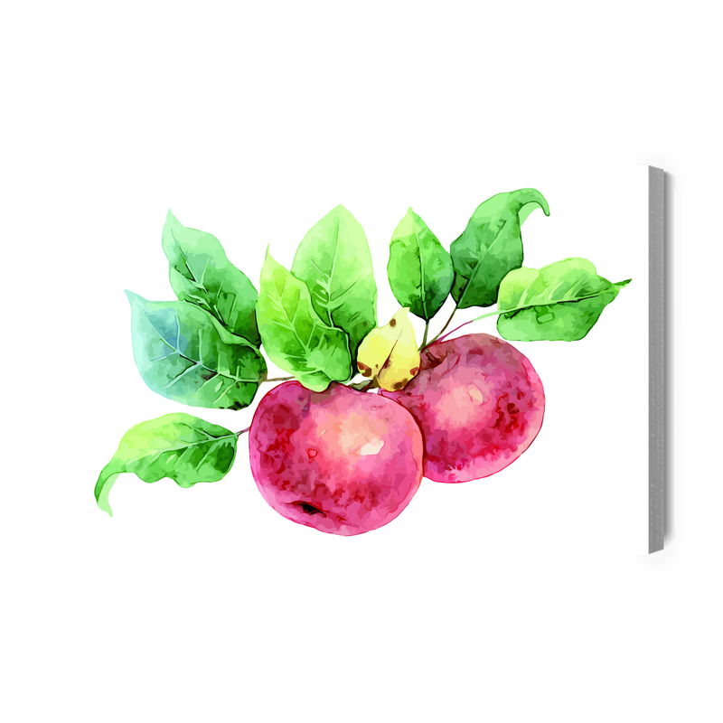 Ljuddämpande tavla - Apples painted