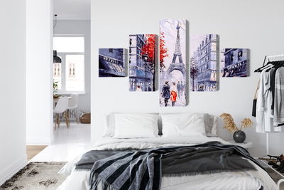 Ljuddämpande tavla - The view of the Paris street