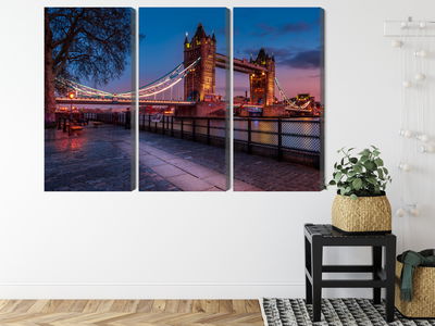 Ljuddämpande tavla - Tower bridge in London