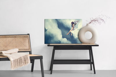 Ljuddämpande tavla - Angel woman