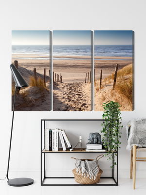 Ljuddämpande tavla - Sandy path to the north sea