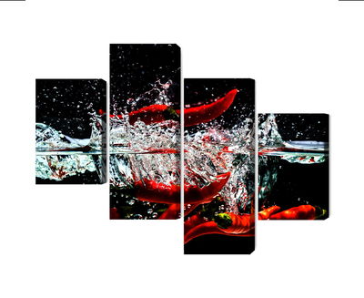 Ljuddämpande tavla - Chili in water