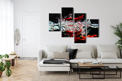 Ljuddämpande tavla - Chili in water