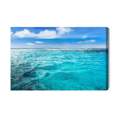 Ljuddämpande tavla - Caribbean sea and sky