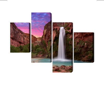 Ljuddämpande tavla - Havasupai waterfalls