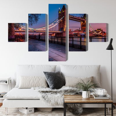 Ljuddämpande tavla - Tower bridge in London