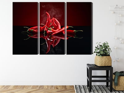 Ljuddämpande tavla - Red chili peppers