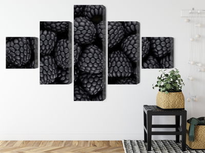 Ljuddämpande tavla - Blackberries on a macro scale