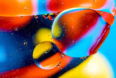 Ljuddämpande tavla - Colorful abstract drops