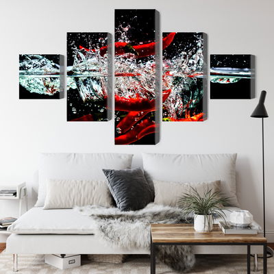 Ljuddämpande tavla - Chili in water