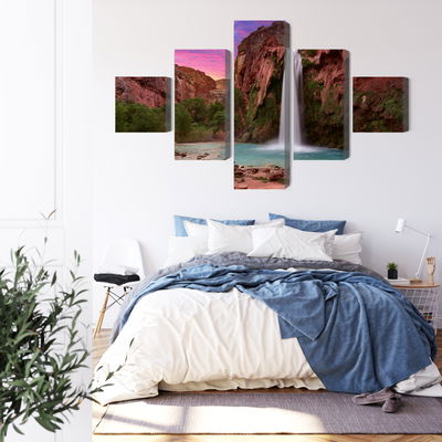 Ljuddämpande tavla - Havasupai waterfalls