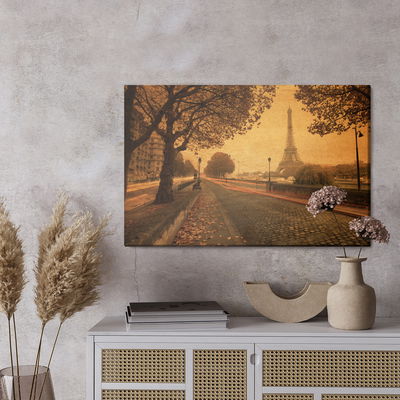Ljuddämpande tavla - Vintage streets of Paris