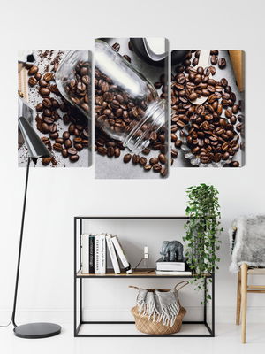 Ljuddämpande tavla - Ingredients for making coffee