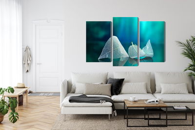 Ljuddämpande tavla - Delicate leaves close up