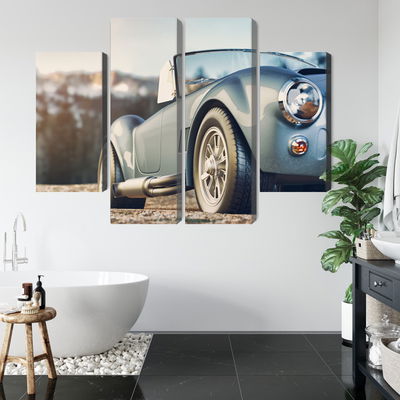 Ljuddämpande tavla - Classic retro car