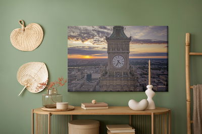 Ljuddämpande tavla - The clock over Warsaw