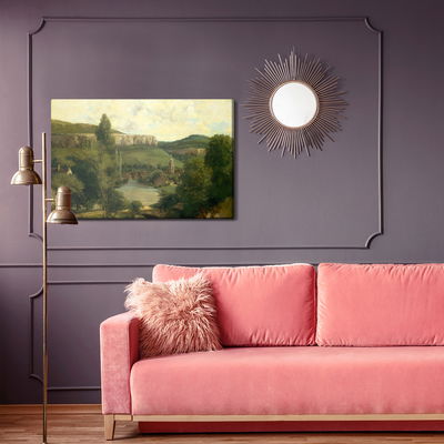 Ljuddämpande tavla - Gustave courbet "ornans