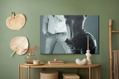 Ljuddämpande tavla - Couple in a sensual pose