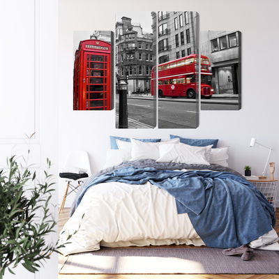 Ljuddämpande tavla - Vintage american car in cuba