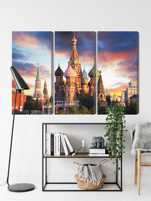 Ljuddämpande tavla - Moscow view of the red