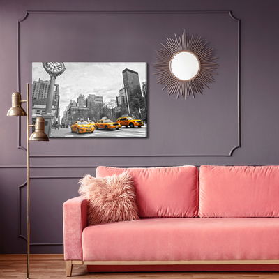 Ljuddämpande tavla - Yellow taxis in New York city