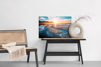 Ljuddämpande tavla - Sunset and sea