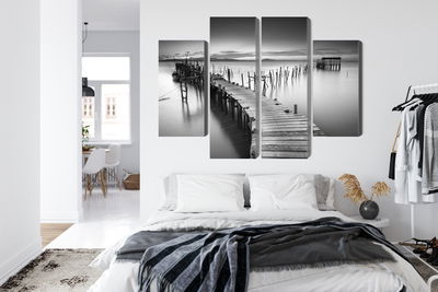 Ljuddämpande tavla - A dilapidated pier