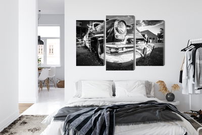 Ljuddämpande tavla - Black and white american