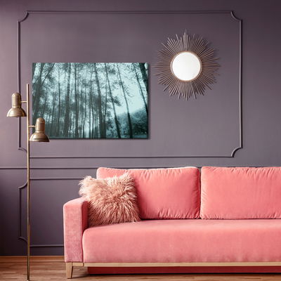 Ljuddämpande tavla - Birch tree forest