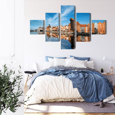 Ljuddämpande tavla - Panorama of gdansk