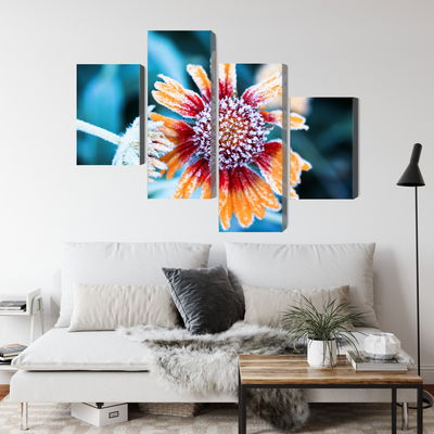 Ljuddämpande tavla - Rudbeckia flowers covered