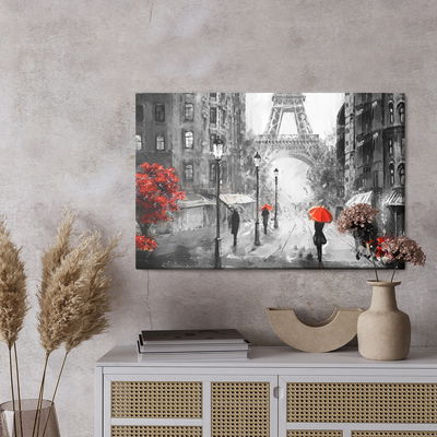 Ljuddämpande tavla - View of the Paris street