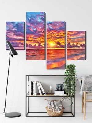 Ljuddämpande tavla - Picturesque sunset