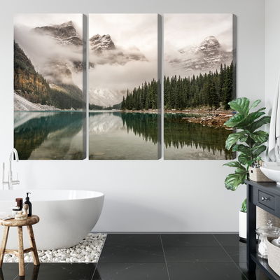 Ljuddämpande tavla - Moraine Lake in banff