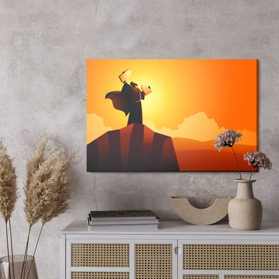 Ljuddämpande tavla - Moses and the ten