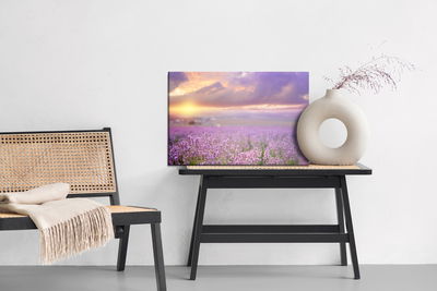 Ljuddämpande tavla - Beautiful lavender 3d