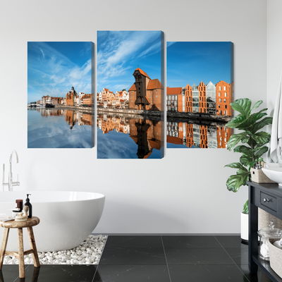 Ljuddämpande tavla - Panorama of gdansk