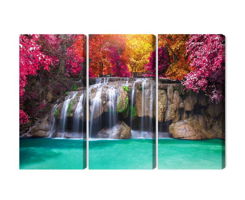 Ljuddämpande tavla - A waterfall in the deep