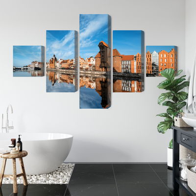 Ljuddämpande tavla - Panorama of gdansk