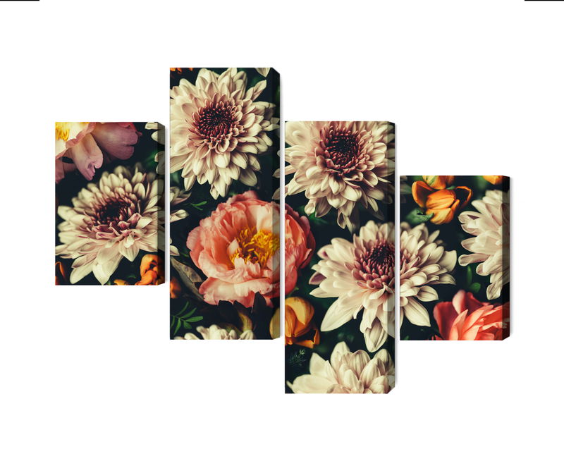 Ljuddämpande tavla - Variety of colorful 3d