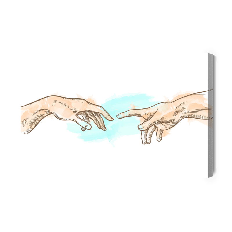 Ljuddämpande tavla - The creation of adam