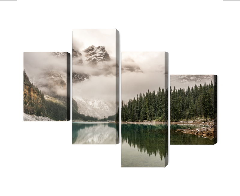 Ljuddämpande tavla - Moraine Lake in banff