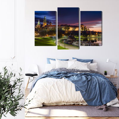 Ljuddämpande tavla - Wawel royal castle at sunrise