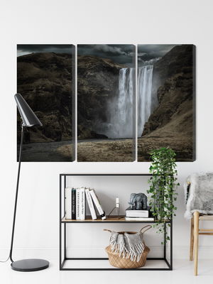 Ljuddämpande tavla - The majestic skogafoss