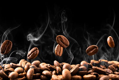 Ljuddämpande tavla - Hot coffee beans