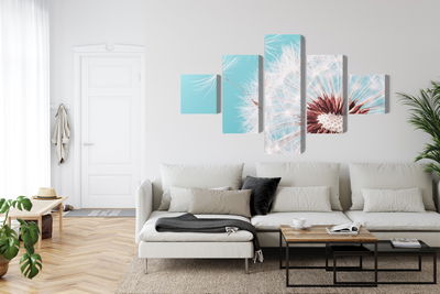 Ljuddämpande tavla - Dandelion flower on a macro