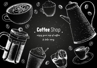 Ljuddämpande tavla - Coffee pots