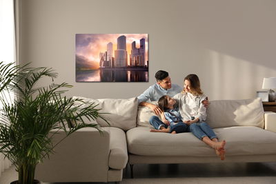 Ljuddämpande tavla - Beautiful modern buildings